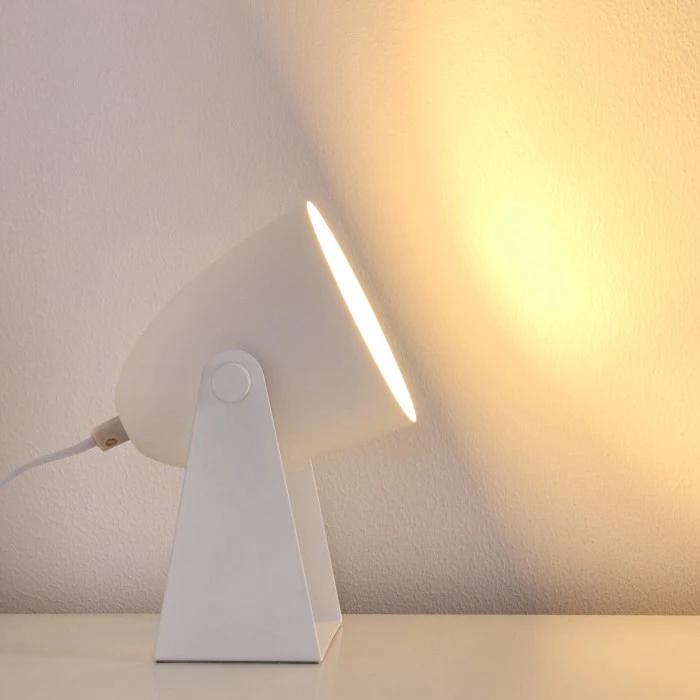 Hofstein Takeda Tischleuchte Weiß, 1-flammig 10 Hofstein Takeda Tischleuchte Weiß, 1-flammig – Bild 8