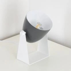 Hofstein Takeda Tischleuchte Weiß, 1-flammig -Günstiges Tischlampen Geschäft takeda tischleuchte h3358351 10