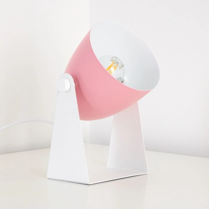 Hofstein Takeda Tischleuchte Weiß, 1-flammig 6 Hofstein Takeda Tischleuchte Weiß, 1-flammig – Bild 4