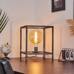 Hofstein Takoi Tischleuchte Altsilber, 1-flammig -Günstiges Tischlampen Geschäft takoi tischleuchte h3405482 10