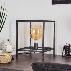 Hofstein Takoi Tischleuchte Altsilber, 1-flammig -Günstiges Tischlampen Geschäft takoi tischleuchte h3405482 11