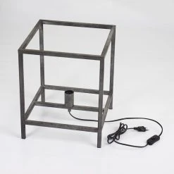 Hofstein Takoi Tischleuchte Altsilber, 1-flammig -Günstiges Tischlampen Geschäft takoi tischleuchte h3405482 4