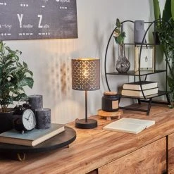 Hofstein Tallaboa Tischleuchte Schwarz, 1-flammig -Günstiges Tischlampen Geschäft tallaboa tischleuchte h3569603 6