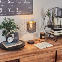 Hofstein Tallaboa Tischleuchte Schwarz, 1-flammig -Günstiges Tischlampen Geschäft tallaboa tischleuchte h3569603 8