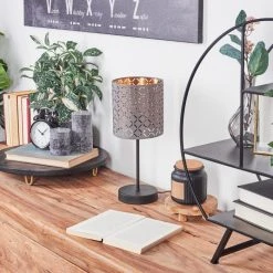 Hofstein Tallaboa Tischleuchte Schwarz, 1-flammig -Günstiges Tischlampen Geschäft tallaboa tischleuchte h3569603 9