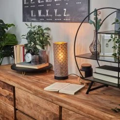 Hofstein Tallaboa Tischleuchte Schwarz, 1-flammig -Günstiges Tischlampen Geschäft tallaboa tischleuchte h3569627 8