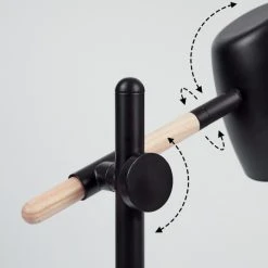 Hofstein Tanabita Tischleuchte Schwarz, Naturfarben, 1-flammig -Günstiges Tischlampen Geschäft tanabita tischleuchte h3575307 2