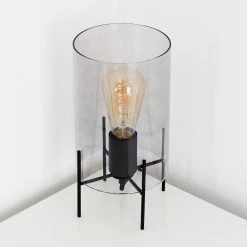 Hofstein Tanuki Tischleuchte Schwarz, 1-flammig -Günstiges Tischlampen Geschäft tanuki tischleuchte h3358405 10