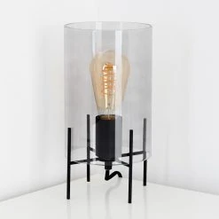 Hofstein Tanuki Tischleuchte Schwarz, 1-flammig -Günstiges Tischlampen Geschäft tanuki tischleuchte h3358405 3