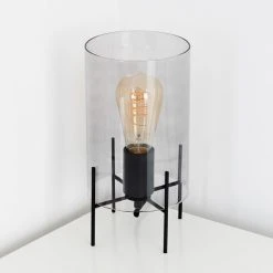 Hofstein Tanuki Tischleuchte Schwarz, 1-flammig -Günstiges Tischlampen Geschäft tanuki tischleuchte h3358405 6