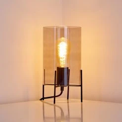 Hofstein Tanuki Tischleuchte Schwarz, 1-flammig -Günstiges Tischlampen Geschäft tanuki tischleuchte h3358405 7