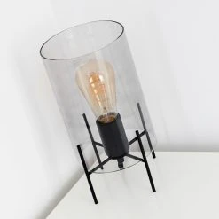 Hofstein Tanuki Tischleuchte Schwarz, 1-flammig -Günstiges Tischlampen Geschäft tanuki tischleuchte h3358405 8