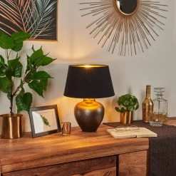 Hofstein Tapona Tischleuchte Anthrazit, 1-flammig 21 Hofstein Tapona Tischleuchte Anthrazit, 1-flammig -Günstiges Tischlampen Geschäft tapona tischleuchte h3536155 8