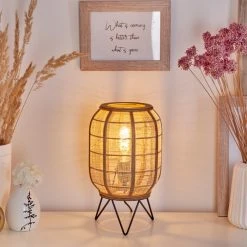 Hofstein Tebary Tischleuchte Schwarz, 1-flammig -Günstiges Tischlampen Geschäft tebary tischleuchte h3545850 6