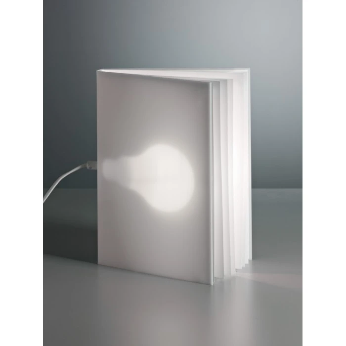 Tecnolumen Booklight Tischleuchte Weiß, 1-flammig 4 Tecnolumen Booklight Tischleuchte Weiß, 1-flammig – Bild 2