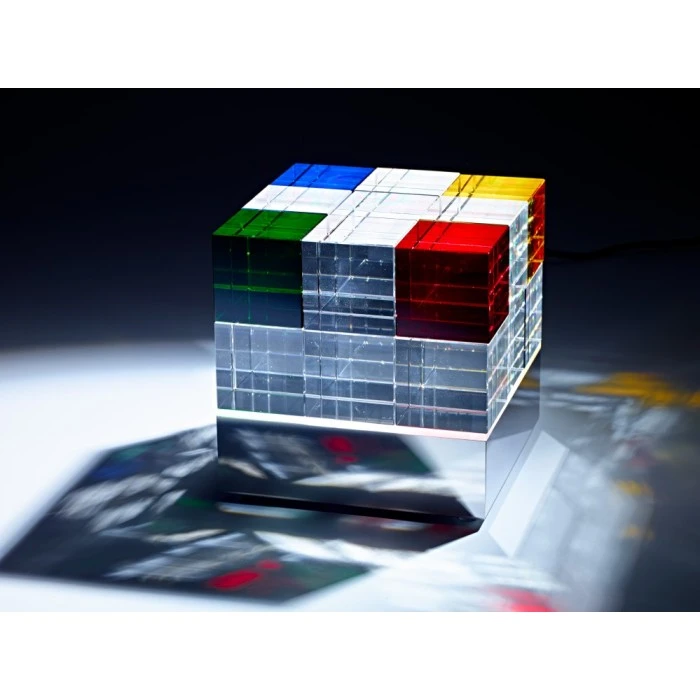 Tecnolumen Cubelight Tischleuchte LED Klar, Bunt, 1-flammig 4 Tecnolumen Cubelight Tischleuchte LED Klar, Bunt, 1-flammig – Bild 2