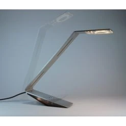 Tecnolumen Flad Tischleuchte LED Grau, Silber, 1-flammig -Günstiges Tischlampen Geschäft tecnolumen flad tischleuchte tlon 12 si 2