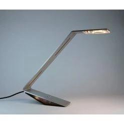 Tecnolumen Flad Tischleuchte LED Grau, Silber, 1-flammig -Günstiges Tischlampen Geschäft tecnolumen flad tischleuchte tlon 12 si 3