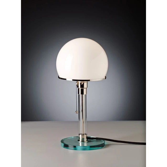 Tecnolumen Wagenfeld WG 24 Tischleuchte Nickel-Matt, Transparent, Klar, 1-flammig 3 Tecnolumen Wagenfeld WG 24 Tischleuchte Nickel-Matt, Transparent, Klar, 1-flammig