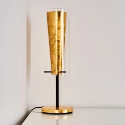 Hofstein Tegna Tischleuchte Schwarz-Gold, 1-flammig -Günstiges Tischlampen Geschäft tegna tischleuchte h3288481 do1 5