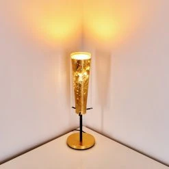 Hofstein Tegna Tischleuchte Schwarz-Gold, 1-flammig -Günstiges Tischlampen Geschäft tegna tischleuchte h3288481 do1 6