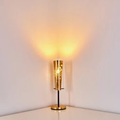Hofstein Tegna Tischleuchte Schwarz-Gold, 1-flammig -Günstiges Tischlampen Geschäft tegna tischleuchte h3288481 do1 9