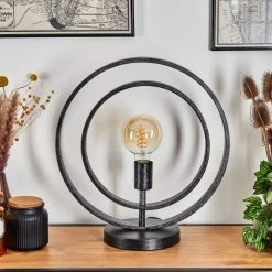 Hofstein Tercel Tischleuchte Schwarz, 1-flammig 25 Hofstein Tercel Tischleuchte Schwarz, 1-flammig -Günstiges Tischlampen Geschäft tercel tischleuchte h3555231 11