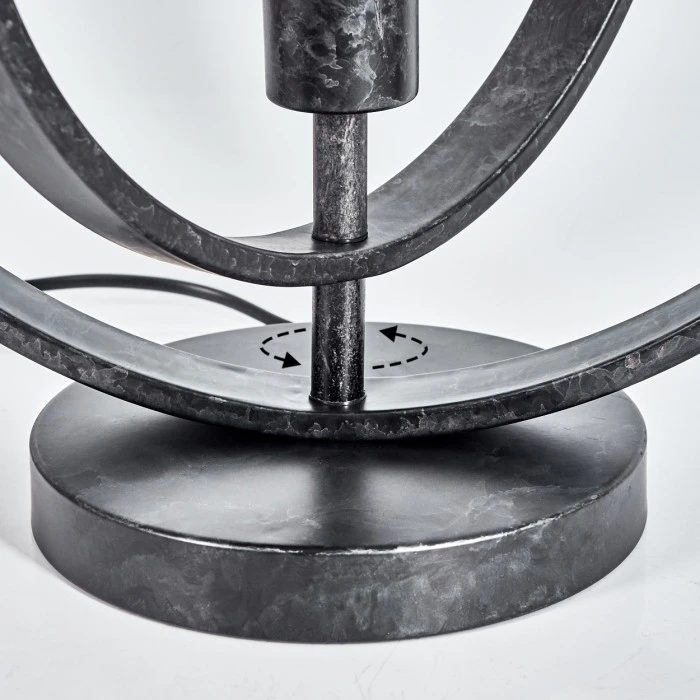 Hofstein Tercel Tischleuchte Schwarz, 1-flammig 8 Hofstein Tercel Tischleuchte Schwarz, 1-flammig – Bild 6