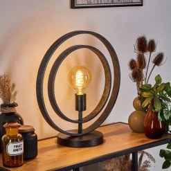 Hofstein Tercel Tischleuchte Schwarz, 1-flammig 22 Hofstein Tercel Tischleuchte Schwarz, 1-flammig -Günstiges Tischlampen Geschäft tercel tischleuchte h3555231 8