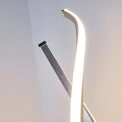 Hofstein Tervo Tischleuchte LED Nickel-Matt, 2-flammig -Günstiges Tischlampen Geschäft tervo tischleuchte h3111116 do1 13