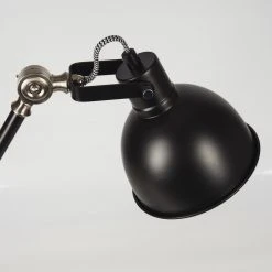 Hofstein Tilton Tischleuchte Nickel-Matt, Schwarz, 1-flammig -Günstiges Tischlampen Geschäft tilton tischleuchte h3412657 2