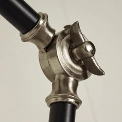 Hofstein Tilton Tischleuchte Nickel-Matt, Schwarz, 1-flammig -Günstiges Tischlampen Geschäft tilton tischleuchte h3412657 5