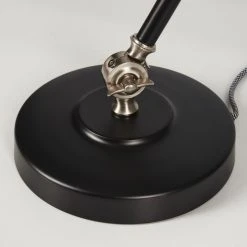 Hofstein Tilton Tischleuchte Nickel-Matt, Schwarz, 1-flammig -Günstiges Tischlampen Geschäft tilton tischleuchte h3412657 9