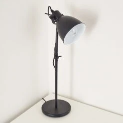 Hofstein Timola Tischleuchte Schwarz, 1-flammig -Günstiges Tischlampen Geschäft timola tischleuchte h3161494 do1 13