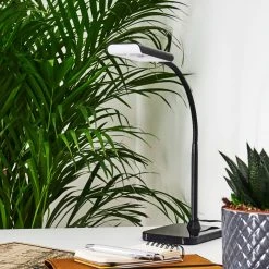 Hofstein Tischleuchte LED Schwarz, 1-flammig -Günstiges Tischlampen Geschäft tischleuchte h3371008 8