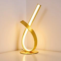 Hofstein Tischleuchte Medle LED Gold, 1-flammig 38 Hofstein Tischleuchte Medle LED Gold, 1-flammig -Günstiges Tischlampen Geschäft tischleuchte medle h3007822 17