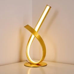 Hofstein Tischleuchte Medle LED Gold, 1-flammig 39 Hofstein Tischleuchte Medle LED Gold, 1-flammig -Günstiges Tischlampen Geschäft tischleuchte medle h3007822 18