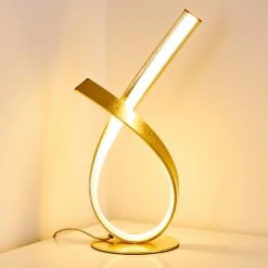 Hofstein Tischleuchte Medle LED Gold, 1-flammig 23 Hofstein Tischleuchte Medle LED Gold, 1-flammig -Günstiges Tischlampen Geschäft tischleuchte medle h3007822 2