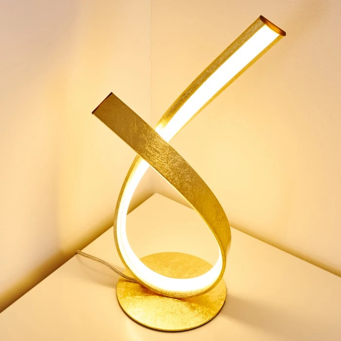 Hofstein Tischleuchte Medle LED Gold, 1-flammig 8 Hofstein Tischleuchte Medle LED Gold, 1-flammig – Bild 6