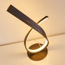 Hofstein Tischleuchte Medle LED Rostfarben, 1-flammig -Günstiges Tischlampen Geschäft tischleuchte medle h3007839 10