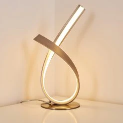 Hofstein Tischleuchte Medle LED Nickel-Matt, 1-flammig 38 Hofstein Tischleuchte Medle LED Nickel-Matt, 1-flammig -Günstiges Tischlampen Geschäft tischleuchte medle h3007846 17