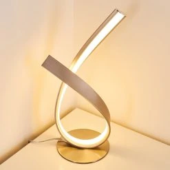 Hofstein Tischleuchte Medle LED Nickel-Matt, 1-flammig 26 Hofstein Tischleuchte Medle LED Nickel-Matt, 1-flammig -Günstiges Tischlampen Geschäft tischleuchte medle h3007846 5