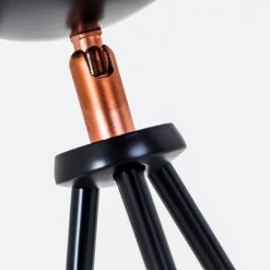 Hofstein Tischleuchte Montreal Schwarz, Kupferfarben, 1-flammig -Günstiges Tischlampen Geschäft tischleuchte montreal h000069 14