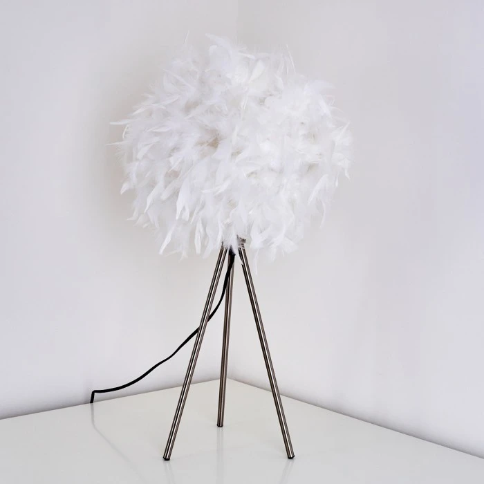 Hofstein Tischleuchte Skaulo Nickel-Matt, 1-flammig 16 Hofstein Tischleuchte Skaulo Nickel-Matt, 1-flammig – Bild 14