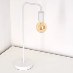 Hofstein Tischleuchte Valcolla Weiß, 1-flammig -Günstiges Tischlampen Geschäft tischleuchte valcolla h3285282 do1 11