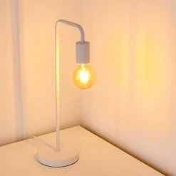 Hofstein Tischleuchte Valcolla Weiß, 1-flammig -Günstiges Tischlampen Geschäft tischleuchte valcolla h3285282 do1 2