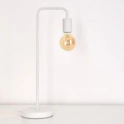 Hofstein Tischleuchte Valcolla Weiß, 1-flammig -Günstiges Tischlampen Geschäft tischleuchte valcolla h3285282 do1 5