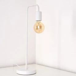 Hofstein Tischleuchte Valcolla Weiß, 1-flammig -Günstiges Tischlampen Geschäft tischleuchte valcolla h3285282 do1 8