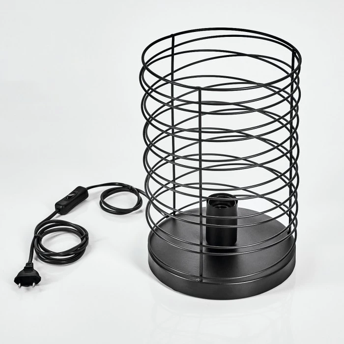 Hofstein Tobuna Tischleuchte Schwarz, 1-flammig 7 Hofstein Tobuna Tischleuchte Schwarz, 1-flammig – Bild 5