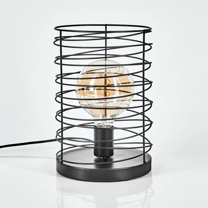 Hofstein Tobuna Tischleuchte Schwarz, 1-flammig 10 Hofstein Tobuna Tischleuchte Schwarz, 1-flammig – Bild 8